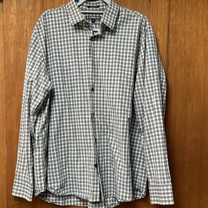 Men’s Express Plaid Button Down